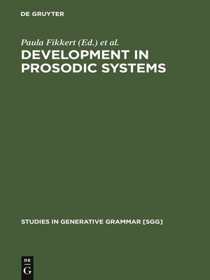 cover image of Development in Prosodic Systems